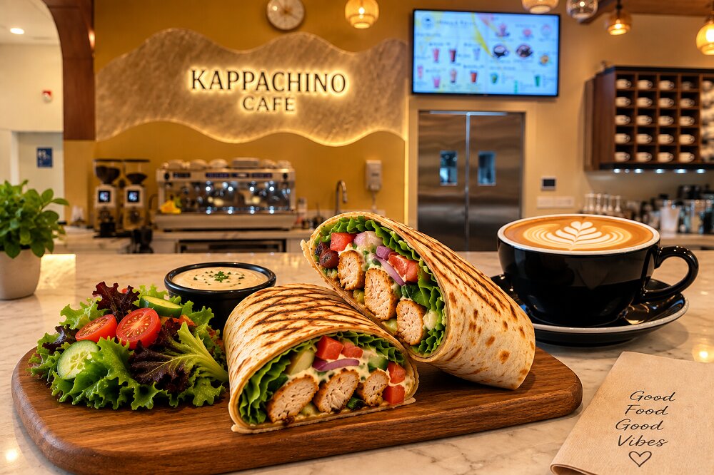 Best Wraps In Brampton: Fresh And Flavourful Choices At Kappachino Café img